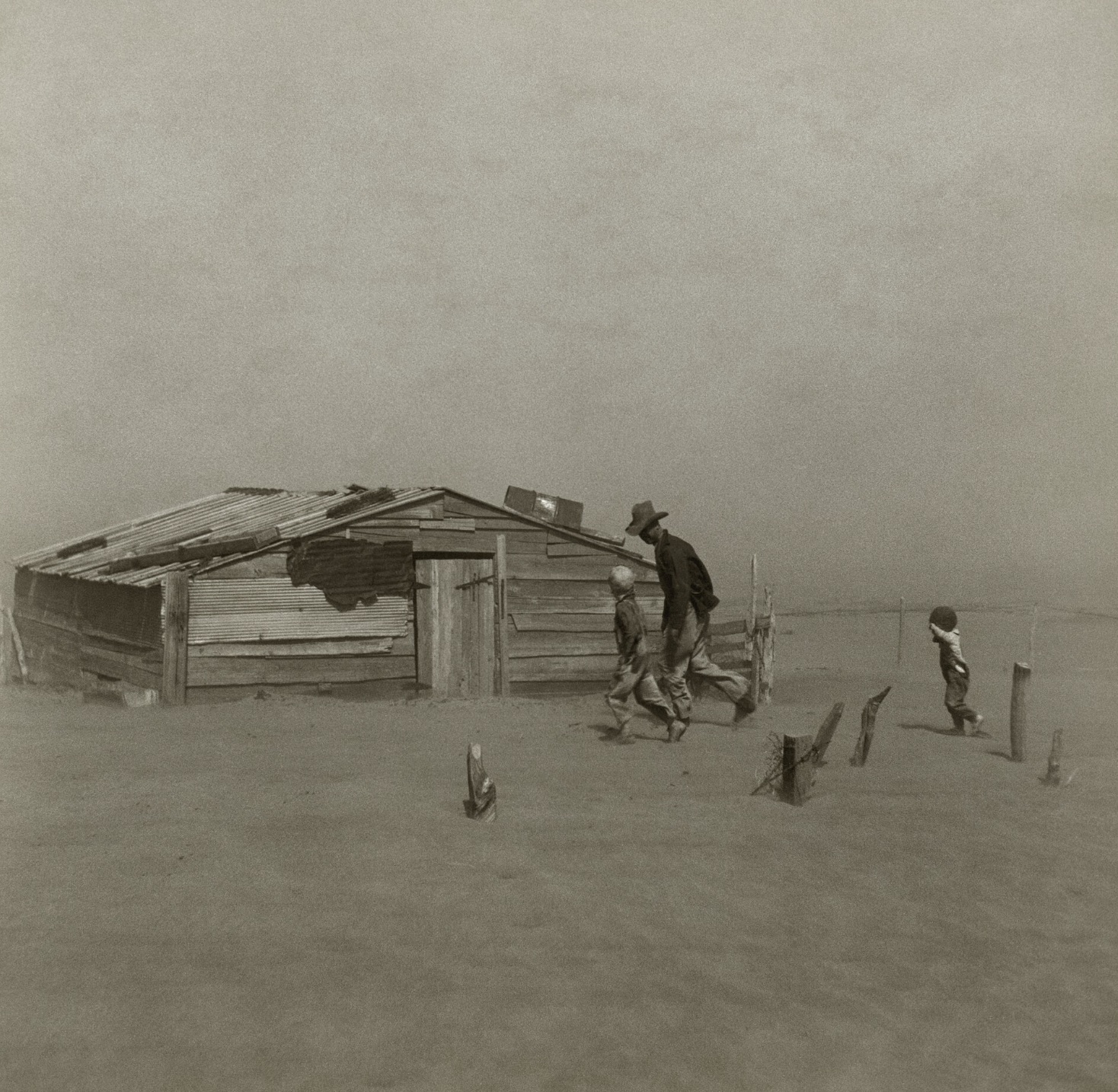 A Resettlement Administration photograph taken in Cimarron County, Oklahoma 